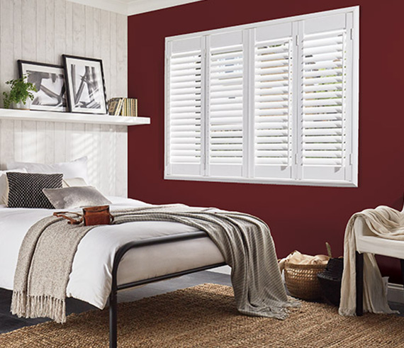 Full Height Shutters Bedroom